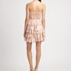 Rebecca Taylor Eyelash Bustier Dress in Beige (nude) - Lyst