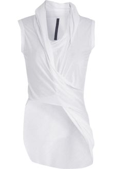 Rick Owens Lilies Draped Neck Top - Lyst