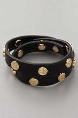 Tory Burch Double Wrap Logo Bracelet