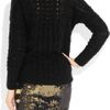 Duffy Cableknit Wool and Cashmereblend Sweater in Black - Lyst