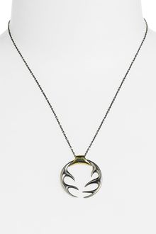 Elizabeth And James Antler Round Pendant Necklace - Lyst