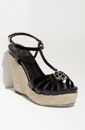 Dior Espadrille Sandal - Lyst