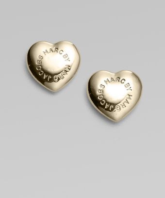  Heart Logo Stud Earrings 