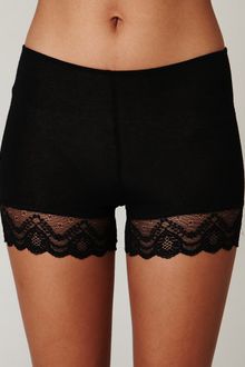 Free People Lace Trim Bike Shorts - Lyst