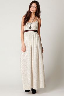 Free People Fp New Romantics Foiled Maxi Dress - Lyst