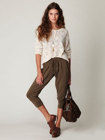 Free People Military Sport Capri - Lyst