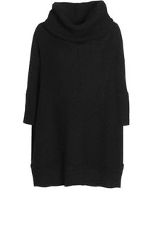 Jaeger Oversize Cowl Neck Zip Sweater - Lyst