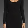 Rachel Pally Long Sleeve T Shirt Maxi in Black - Lyst