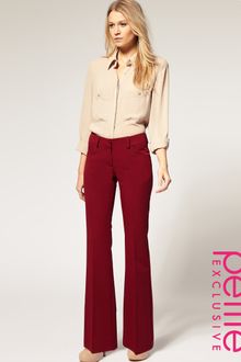 ASOS Collection Asos Petite Exclusive Bootcut Trousers - Lyst