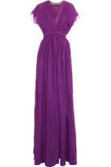Balenciaga Long Seersucker Dress