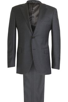 Barneys New York Striped Two-button Suit - Lyst