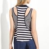 Elizabeth And James Nima Striped Tank in Blue (navy/ ivory) - Lyst