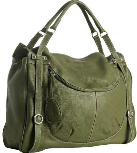Furla Salvia Leather Farrah Extra-large Tote in Green | Lyst