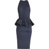 Givenchy Peplum Dress in Blue (navy) - Lyst