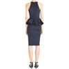 Givenchy Peplum Dress in Blue (navy) - Lyst