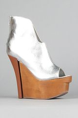 Jeffrey Campbell The Way in Shoe in Silver