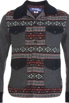 Junya Watanabe Man Comme Des Garçons Fair Isle Jacket - Lyst