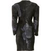 Lanvin Peplum Dress in Gray (floral) - Lyst