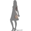 Lanvin Grey Quilted Calfskin Leather Mini Pop Bow Detail Shoulder Bag in Beige (grey) - Lyst