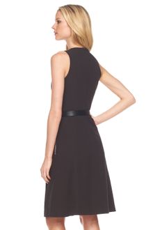 Michael Kors Broadcloth Zip Dress - Lyst