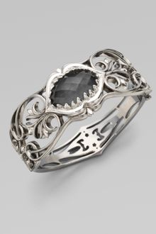 Stephen Webster Grey Cats Eye & Quartz Crystal Sterling Silver Bangle Bracelet - Lyst