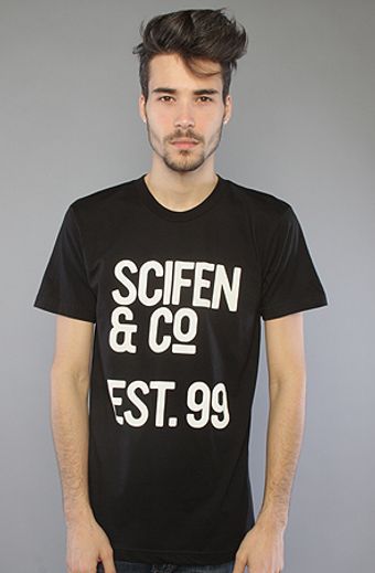 The Scifen Company The Scifen & Co Tee in Black - Lyst