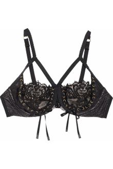 Agent Provocateur Raphaella Lace and Tulle Underwired Bra - Lyst