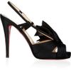 Christian Louboutin Pour Monsieur 120 Satin Sandals in Black - Lyst