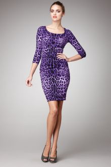 Dolce & Gabbana Leopard-print Sheath Dress - Lyst