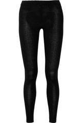 Donna Karan New York Knitted Jersey Leggings