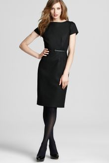 Elie Tahari Lolly Short Sleeve Sheath Dress - Lyst