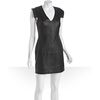 French Connection Black Leather Brianna Brogue Perforated Dress in Black - Lyst