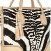 Gucci Marrakech Zebraprint Calf Hair Tote in Animal (zebra) - Lyst