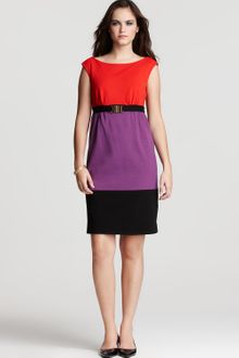 Milly Sleeveless Natalie Combo Dress - Lyst