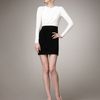 Valentino Longsleeve Openback Dress in Black - Lyst