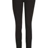 Superfine Superswirl Stitched Midrise Skinny Jeans in Black - Lyst