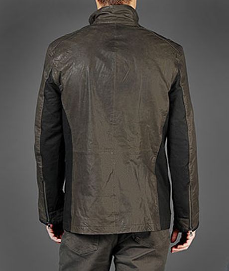 John Varvatos - steel gray | Guys leather jackets | Pinterest
