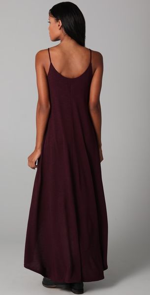 black high low maxi dress