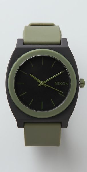 Nixon Time Teller P Watch in Black - Lyst