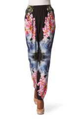 Stella McCartney Hawaiian-print Silk Pants