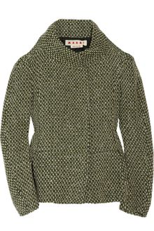 Marni Wool-blend Tweed Jacket - Lyst