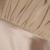 Luisa Beccaria Ruched Silk Dress in Brown - Lyst