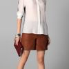 Cushnie Et Ochs Buttonup Blouse with Sheer Back in Black - Lyst