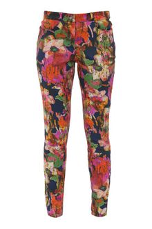 Erdem Connelly Floral Printed Cigarette Trousers - Lyst