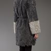 Xuod Doux Shearling Coat in Gray (grey) - Lyst