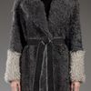 Xuod Doux Shearling Coat in Gray (grey) - Lyst