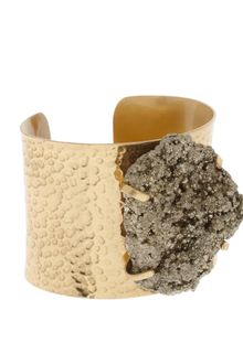 ASOS Collection Asos Premium Gold Pyrite Cuff - Lyst