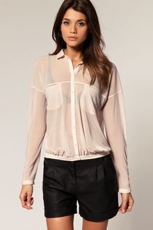 ASOS Collection Asos Shirt with Slouchy Pockets - Lyst