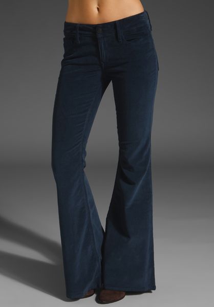 Black Orchid Cord Flare in Blue (marine) - Lyst