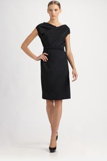 Jil Sander Cotton Cap-sleeve Dress - Lyst